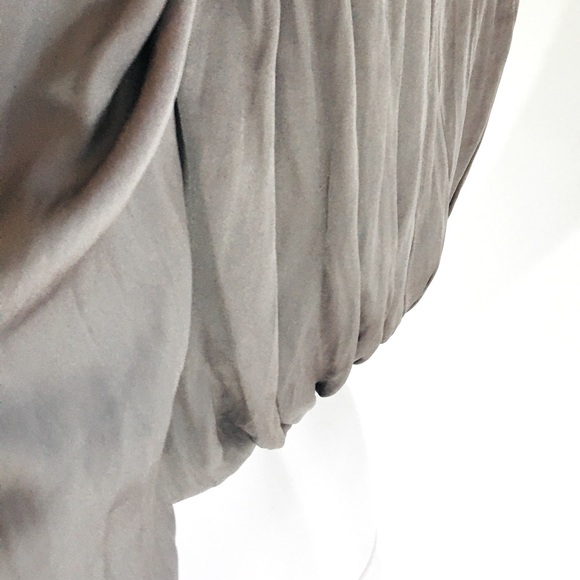 Karen Millen silver grey shawl collar open front designer evening jacket top 6 - Picture 12 of 16